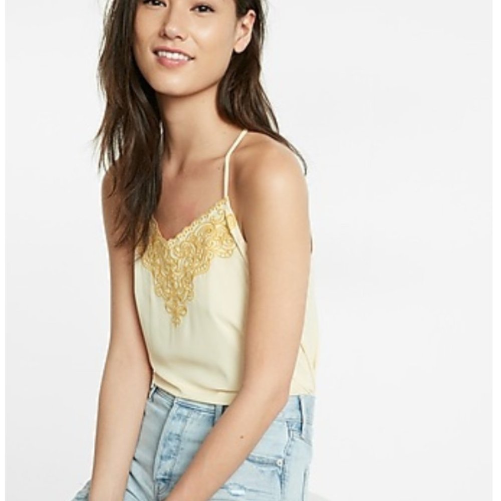 Express Eyelet Embroidered Cami